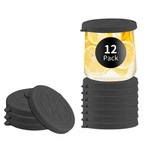 Oui Yogurt Lids Silicone Covers Fit For 5 Oz Glass Jars Pe.... Fixed Price $18.42.
