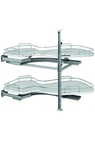 Rev-a-shelf 5372-15-GR-L Contemporary 33"W Pull Out / Pivot Cloud Grey. Fixed Price $347.00.