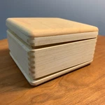 Handmade Maple Stacking Sifter Box With Stainless Steel Screen & Clear Glass. Fixed Price $85.00.