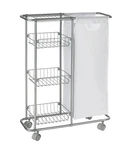 Wenko, Collection Trolley Slim - 3 Tier, Removable Bag, Capacity 28. Fixed Price $52.17.