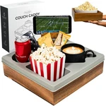 Mason & Meadow Couch Caddy Silicone Lined Acacia Wood Nib. Fixed Price $15.95.