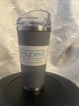 Mybevi 16 Ounce Gray Vacuum Insulated Double Wall Stainless Steel Tumbler. Fixed Price $15.95.