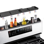 Bobowalk 30 Magnetic Silicone Stove Top Shelf, Heat Inch, Black. Fixed Price $14.76.