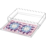 Pcs 12" X 8" Acrylic Scalloped Tray Large Clear With Drawer Fo.... Fixed Price $54.56.