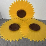 Charles Viancin 11" Silicone Yellow Sunflower Food Covers Set Of 3. Fixed Price $39.55.