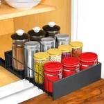 Lynk Professional Pull Out Cabinet Organizer, 10" X 14" Single Tier Slide. Fixed Price $37.09.