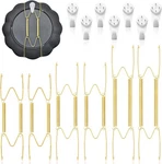 6 Pieces Plate For The Wall Vertical Hangers, Adjustable Glod. Fixed Price $17.84.