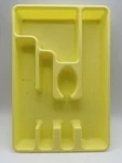 Vintage Rubbermaid Silverware Flatware Utensil Holder Tray 2921 Yellow. Fixed Price $10.00.