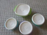 Tupperware Servalier White Round Replacement Lid 812-19 5" Wide. Fixed Price $11.18.