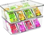 Tea Bag Organizer Stackable Storage With Lid And 8 Partitions Utopia Home. Fixed Price $24.16.