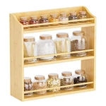 Stellstar Spice Rack Wall Mounted, Organizer For Counter, Bamboo Sto. Fixed Price $60.73.