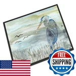 Caroline's Treasures Carolines SC2007MAT Blue Heron Watercolor. Fixed Price $48.56.