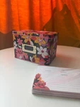 Brand New - Vera Bradley Recipe Tin Box Pink Rosa Floral W/ 40 Cards. Fixed Price $18.00.