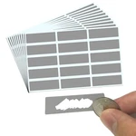 150 Pack, Scratch Off Stickers Labels - Rectangle, Gray, 1.9 X. Fixed Price $7.56.