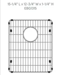 Nib Elkay EBG1315 Stainless Steel Bottom Grid. Fixed Price $27.60.