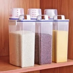 Airtight Rice Storage Container With Clear Scale For Cereal Flour Home-usa. Fixed Price $10.22.