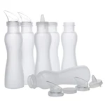 Get G.e.t. SDB-32-PC-6 Oz. Clear Salad Dressing Bottles 24 Lids. Fixed Price $110.35.