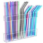 9.5" Large Acrylic Holder For Door Kitchen Cabinets Straws. Fixed Price $11.69.