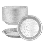 Mestaek 9 Inch Aluminum Foil Pie Pans 50 Pack Heavy Duty Disposable Tin.... Fixed Price $36.09.
