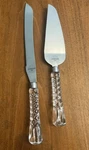 Gorham Cake Knife And Serving Set Never Used No Box. Fixed Price $24.00.