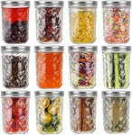 Eathtek 16OZ Wide Mouth Glass Mason Jars 12 Pack, 480 Ml Canning With. Fixed Price $34.05.