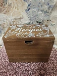 Eccolo Brand Wooden Kitchen Recipe Box With Cards 5.5" 7" 4.5" New. Fixed Price $26.60.
