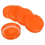 Patikil 70MM 2-3/4" Regular Mouth Plastic Mason Jar Lids, 1SET/10 Orange. Fixed Price $23.69.