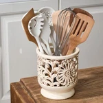 Jh Jiemei Home Farmhouse Kitchen Utensil Holder For Countertop Ceramic Large .... Fixed Price $41.01.