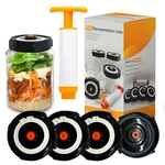 Fermenter Lids Home Fermentation Kit With 4 Wide Mouth Fermenting .... Fixed Price $49.32.