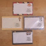 Lot Of 4 Studio 18 Recipe Cards Autumn Days - Pie, Flowers, Bowl And Cups New. Fixed Price $20.00.