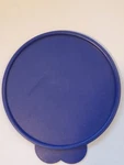 Tupperware Replacement Plastic Lid 2517A, Blue Medium, X 7", Round. Fixed Price $6.00.