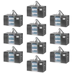 Veno 10 Pack Moving Bags With Clear Window, Heavy Duty Storage Bins Lid,.... Fixed Price $76.79.