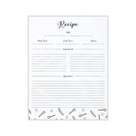 Outshine Premium Recipe Paper For 8.5" X 11" Binders, Farmhouse Design.... Fixed Price $24.86.