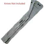 Sack Ups Protector 18 Knife Roll Holds Eighteen Knives Silicone-treated Cotton. Fixed Price $35.99.