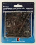 Pak 14-PIECE Steel Universal Sink Mounting Clips PP826-83L Plumbing Parts. Fixed Price $9.99.