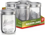 Sewanta Wide Mouth Mason Jars 16 Oz 18 Pack With Lids Bands, .... Fixed Price $55.13.