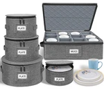 Punemi China Storage Containers 5-PIECE Set W/hard Shell Sides Bottom, Quilt.... Fixed Price $85.91.