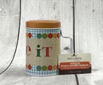 New Paula Deen 2011 Metal Salt Sugar Pepper Spicer Shaker Tin 0192. Fixed Price $10.50.