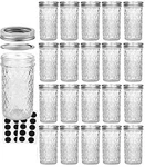 Verones Mason Jars 12 Oz, Canning Jelly With Regular Lids, Ideal Fo.... Fixed Price $40.73.