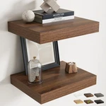 16 Inch Floating Shelves For Wall Set Of 2, 12"D Wood Grain Bathroom .... Fixed Price $58.52.
