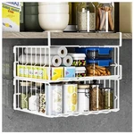 Under Shelf Basket Storage 2PACK 12.6IN Metal Cabinet Hanging Wire. Fixed Price $29.22.