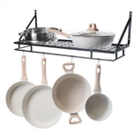 Pot And Pan Shelf Heavy-duty Adjustable Cookware Rack For Cabinet Cou. Fixed Price $51.16.