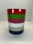Kate Spade Lenox Stoneware All In Good Taste Multicolor Stripe Utensil Holder. Fixed Price $25.00.