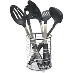 Kitchen Utensil Holder For Counter By Home Basics No Size, Chrome. Fixed Price $27.28.