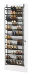 Whitmor 36 Pair Over-the-door Rack-gunmetal Gray Shoe Organizer. Fixed Price $37.09.