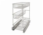 Closetmaid 3T-KCPO-189 Contemporary 18" X 9" W Tier Kitchen Platinum. Fixed Price $59.24.