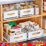 Pull Out Cabinet Organizer Easy Installation No Drill Stable Storage Solution Us. Fixed Price $53.55.