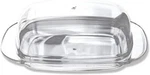 Handy Housewares Large Double-wide Clear Acrylic Butter Serving Storage Dish Wit. Fixed Price $13.99.