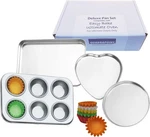Deluxe Pan Set Compatible With Easy Bake Ultimate Oven Includes 60 Cupcake Liner. Fixed Price $23.79.