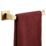 Towel Holder Stainless Steel Brushed Gold Concealed Wallmount Kitchen Hardware. Fixed Price $16.99.